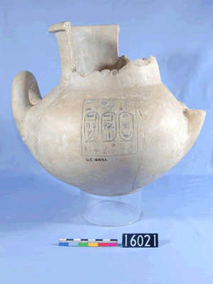 UC 16021, calcite vessel
