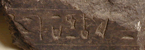 UC 14616, inscription found at Lahun